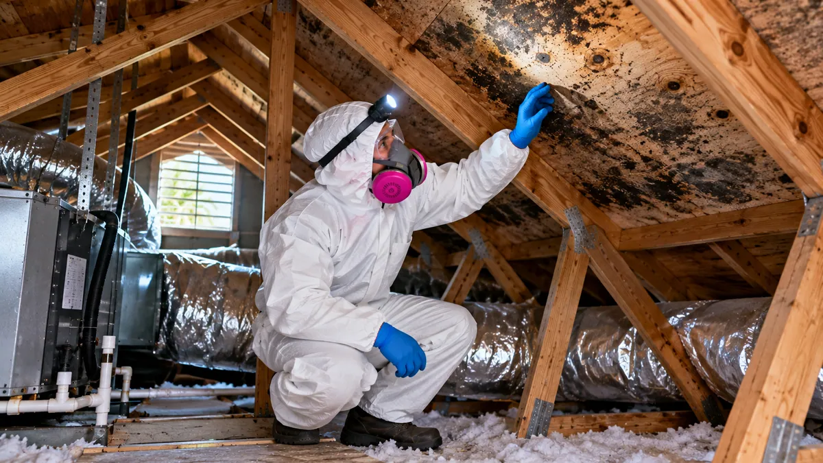 Attic Mold Removal in Haverhill